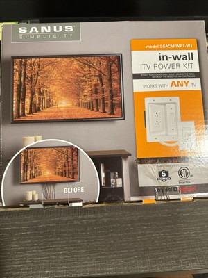 Sanus Simplicity In-wall TV Power Kit