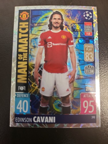 2021-22 TOPPS MATCH ATTAX UEFA Edinson Cavani MAN