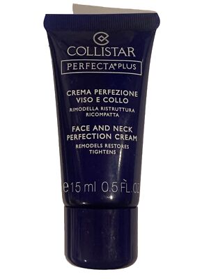 Collistar Face & Neck Perfection Cream 15ml Perfecta Plus_New & Sealed_Lifting