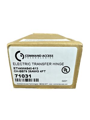 Command Access Electric Transfer ETH4W4545-613 71005 CH-BB79 26AWG 4FT