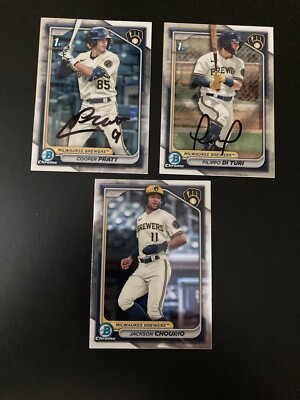 Cooper Pratt & Filipinos Di Turi 1st B Chrome Autos & Jackson Chourio B Chrome