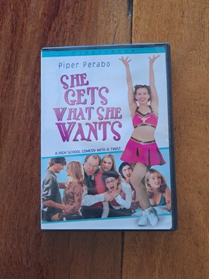 She Gets What She Wants (DVD, 2001, Piper Perabo, Trent Ford, OOP) Vgc FREE POST
