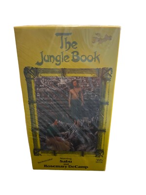 The Jungle Book VHS 1986 Saba Rosemary DeCamp Brand New Sealed Technicolor 
