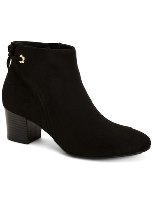 

CHARTER CLUB Женские черные ботильоны с бабочкой и люверсами Jovanaa Toe Block Heel Boots, Черный, 10010968700