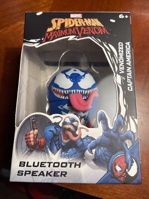 Spider-man Maximum Venom Venomized Captain America Bluetooth Speaker Skytel 