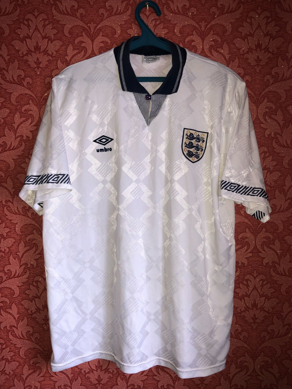 00s UMBRO ノルウェー代表　ホームユニフォーム　タオル地　赤 umbro イングランド代表 04/06 ユニフォーム アウェイ 長袖