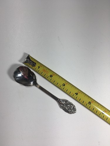 EPNS Vintage Miniature Sugar Spoon Made in Sweden Scandinavian