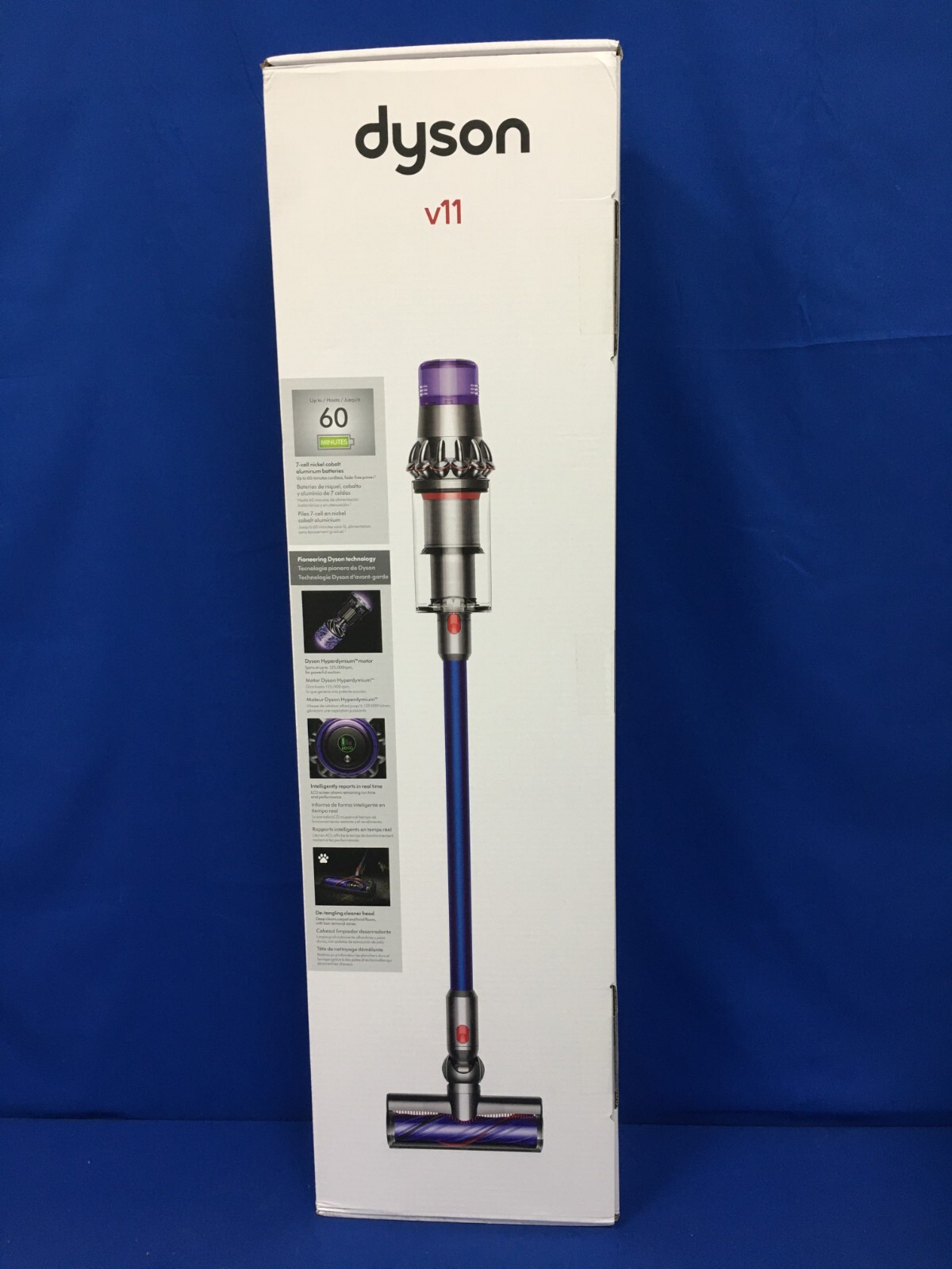 dyson スティック SV11SLIM COMBU 青 Amazon.com - Dyson V11 Cordless Stick Vacuum, Large, Nickel/Blue
