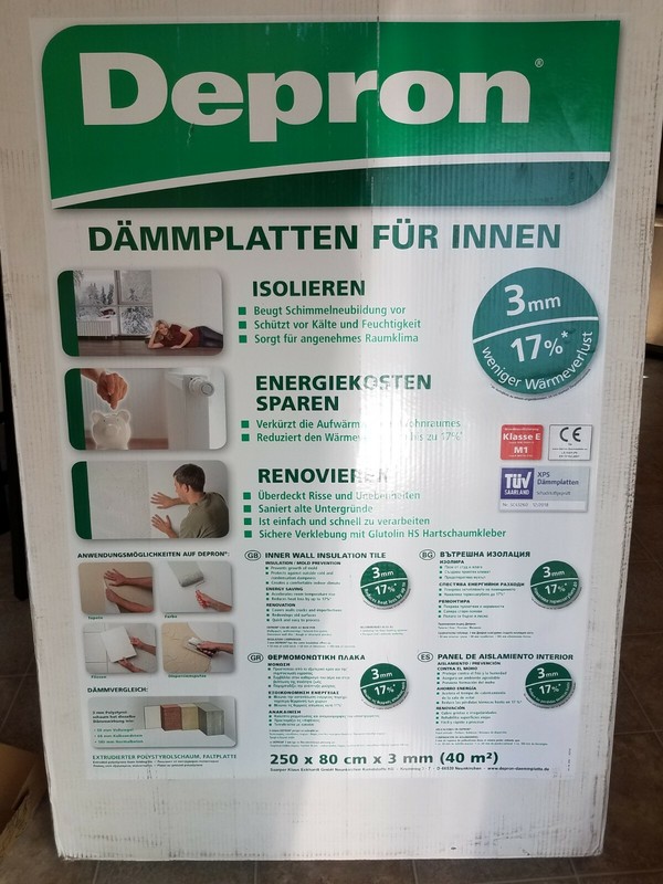 Depron Foam Sheets White 3mm Thick 12" x 31.4" sheet