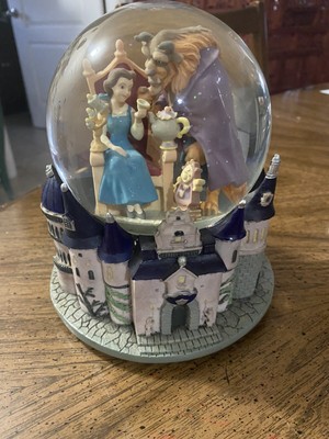 Disney - Musical Beauty and the Beast Snow Globe Plays "Beauty and the Beast"