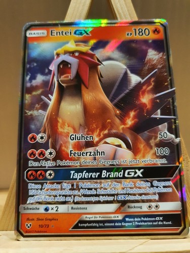 Pokémon Entei GX 1073 Ultra Rare Schimmernde Legenden