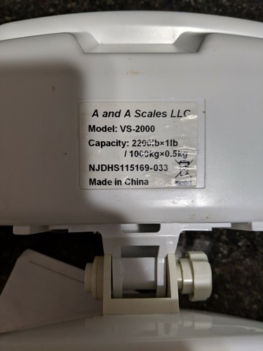 Livestock Digital Scale Display - Model VS-2000 - 2200lb