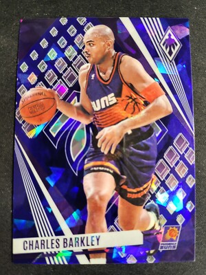 2023-24 Phoenix Charles Barkley PURPLE CRACKED ICE PRIZM card #123 suns HOF