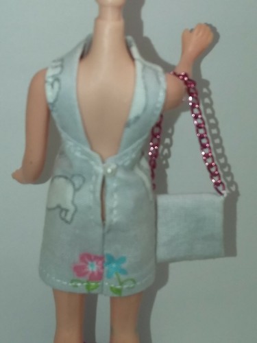 Topper Dawn Doll Easter Bunny Mini Dress & Bag Item 355