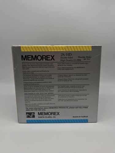 Lot of 20 Memorex 2S/HD 5.25 Flexible Disks