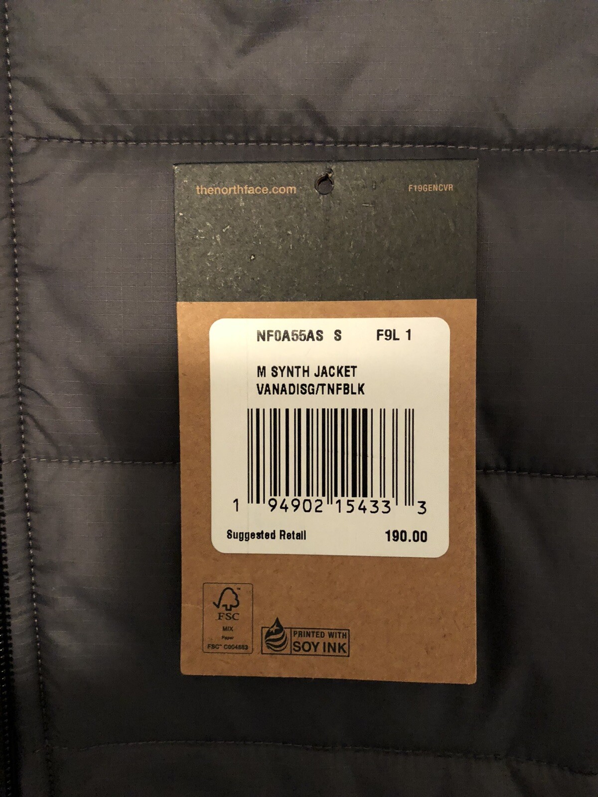 mens small northface