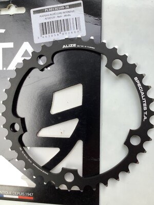New Specialites TA Alize inner chainring, black, 38T,  130BCD