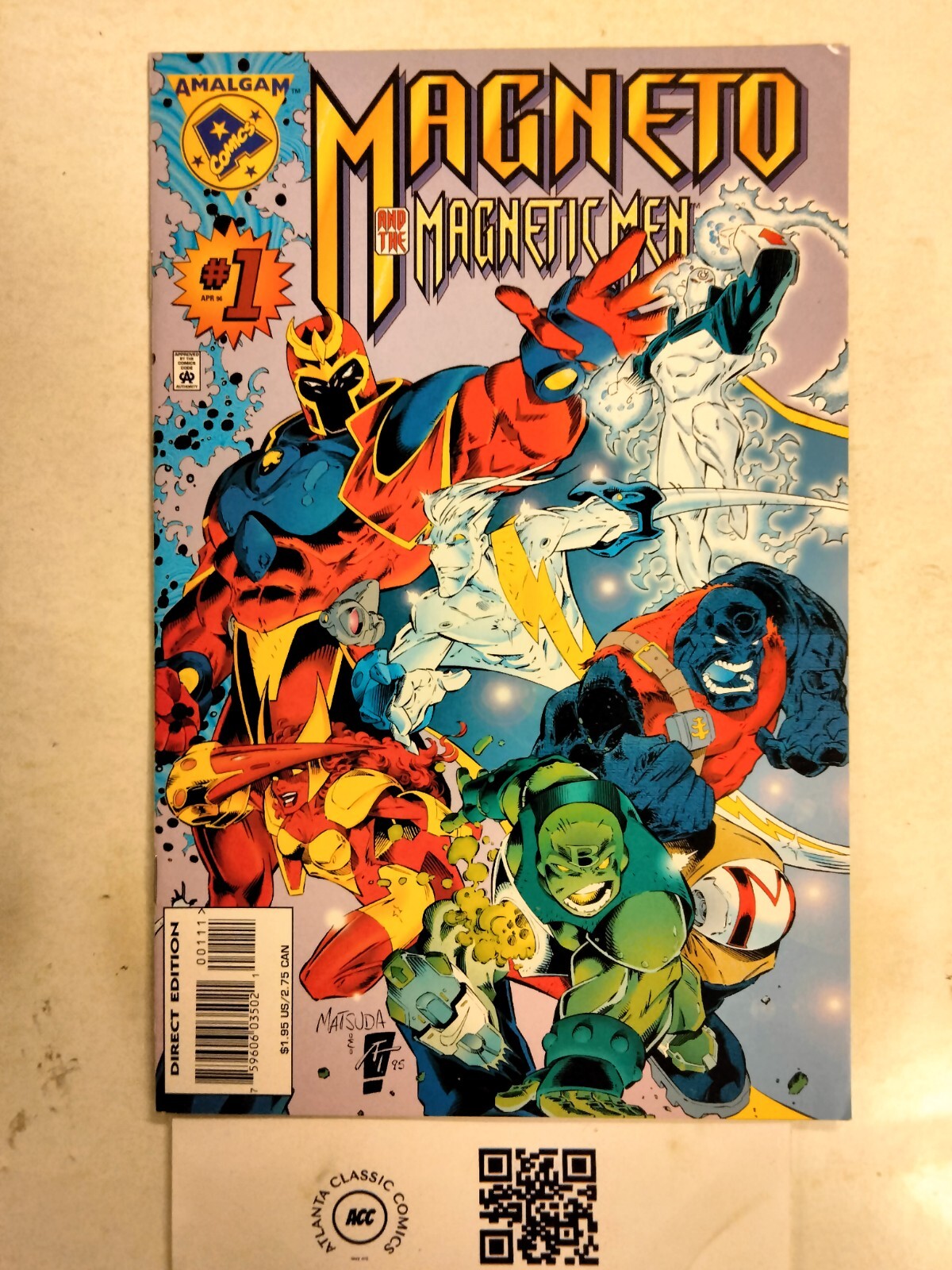 Magneto and His Magnetic Men #1 VF- Amalgam Comics comic