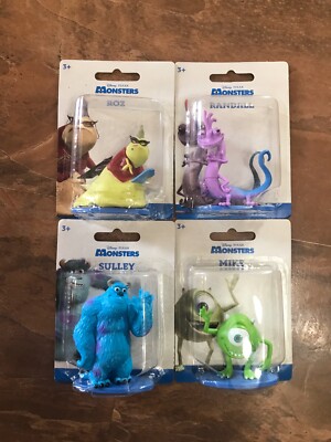 Disney Pixar MONSTERS INC Action Figures Sulley Roz Randall & Mike (t32)