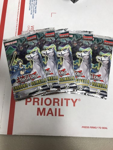 Yu-Gi-Oh Cards - Shadows in Valhalla - Booster Packs (5 Pack Lot) - New Sealed