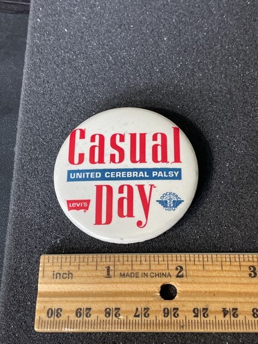 Levi's Jeans United Cerebral Palsy Casual Day Pin Back
