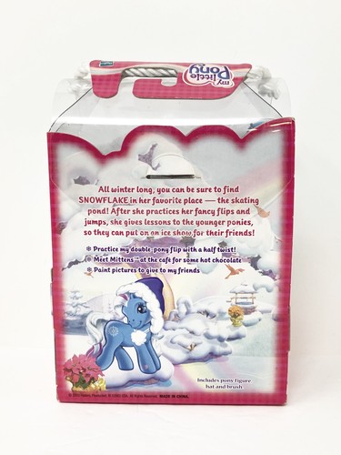 My Little Pony G3 Snowflake - Target Exclusive Winter Pony 2003 Hasbro New