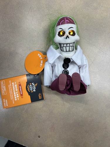 Rare Hyde Eek Halloween Dr Evil Mad Lab Brain Skeleton Pocket