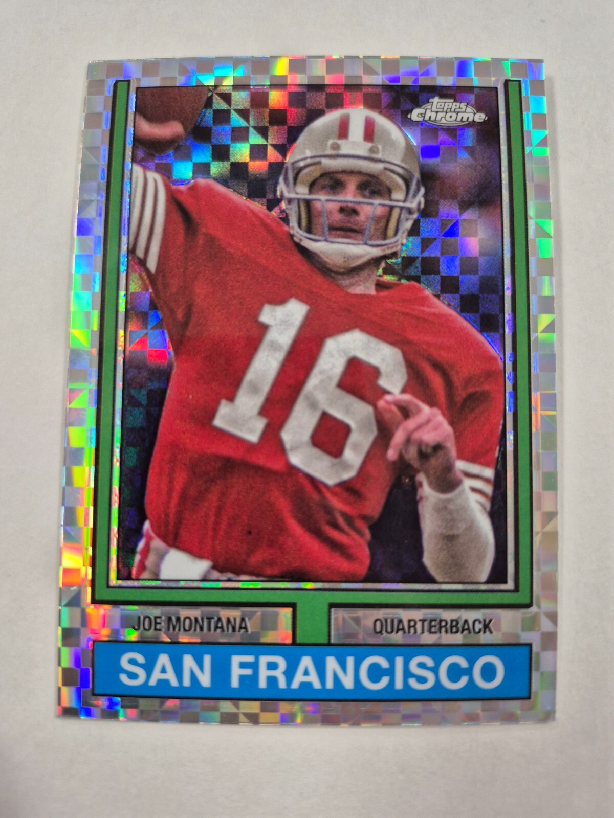 NFL Joe Montana ルーキーカード 1990 Kenner SLU Starting Line Up JOE MONTANA San Francisco 49er