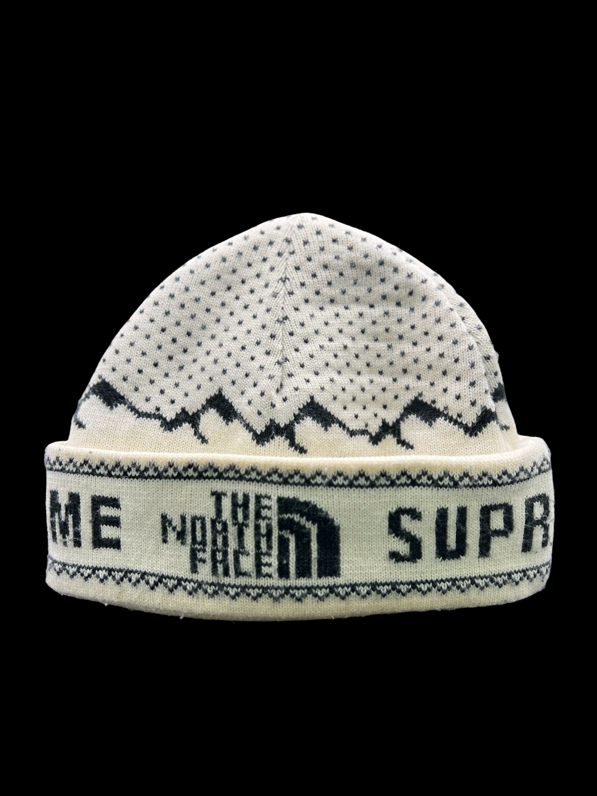 Supreme The North Face Fold Beanie Whiteニット帽/ビーニー