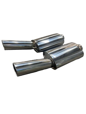 Fireball Mega Blastpipe Muffler VIP Tip Bozo Boso Left & Right Dual 3'' Inch L R