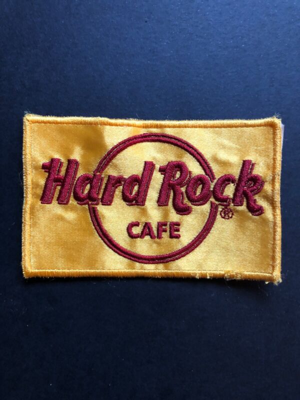 patch hard rock cafe yellow Red 3,54
