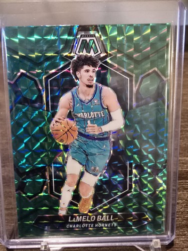 2023-24 Panini Mosaic LAMELO BALL Green MOSAIC PRIZM HORNETS