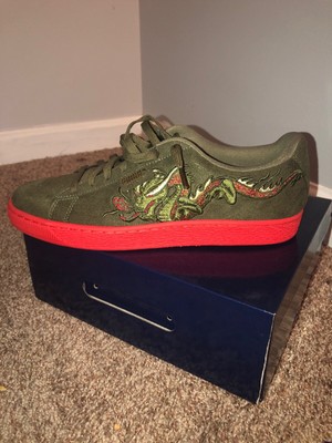 puma court classic dragon patch