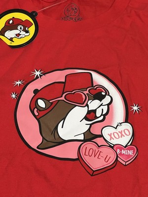 Bucees Valentines 2024 shirt Bucee s Will Never Break My Heart Large Brand New