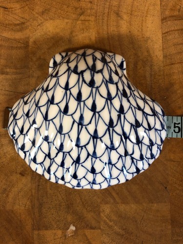 Nautical Ocean Blue Net -  Andrea Sadek starfish And 2 Shells