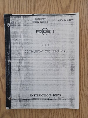Collins 51J-1 Communication Receiver (COPY)