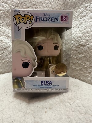 Funko Pop Disney's Frozen Elsa with Pin #581 Funko.com Exclusive