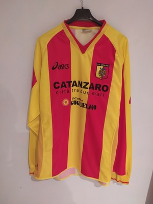 Maillot Catanzaro Domicile Match Porté Non Lavé - Erreà Taille L