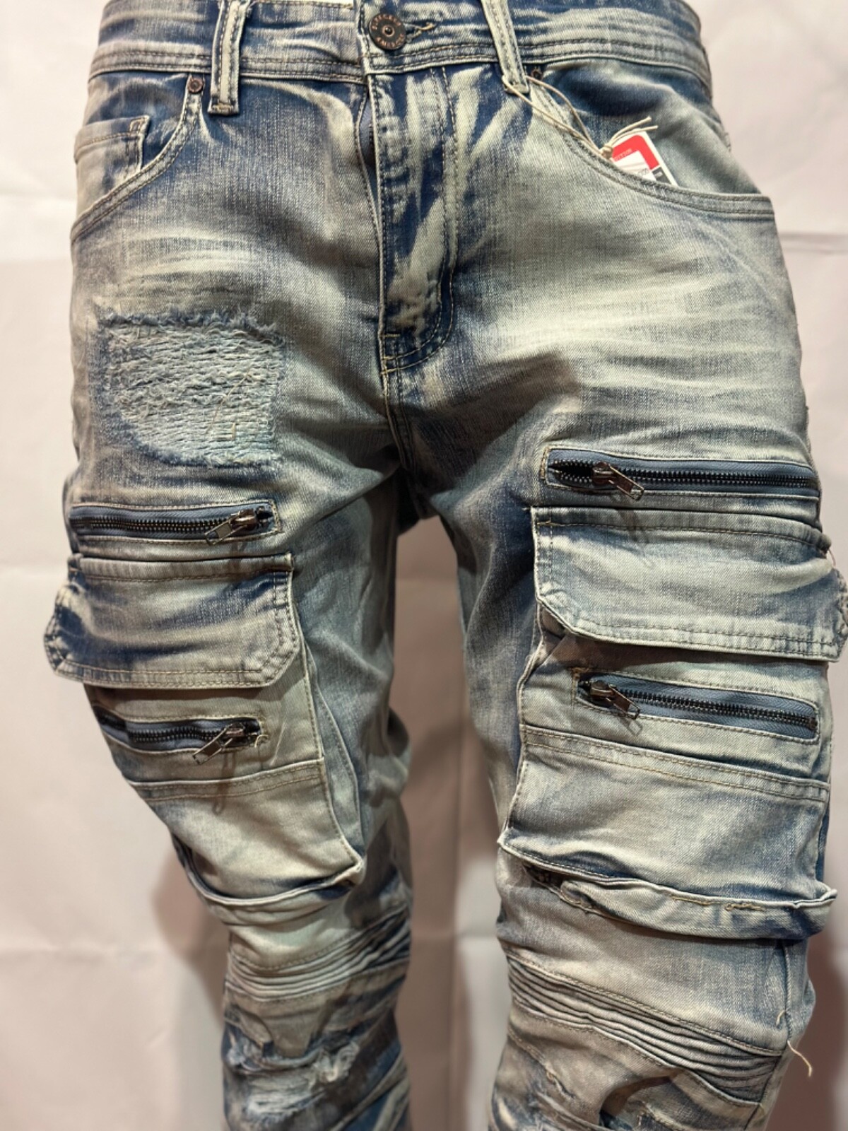 Men’s Bleeker Bleeker Straight Fit Jeans DK Indigo Denim (typhoon) Skinny D610