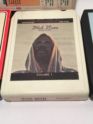 8 Track Tape Lot Isaac Hayes Otis Redding KC And The Sunshine Band Tapes