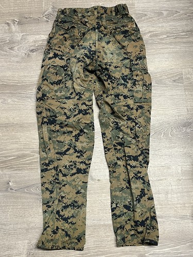 marine corps Woodland Marpat mens Camo cargo pants size 29 R USMC