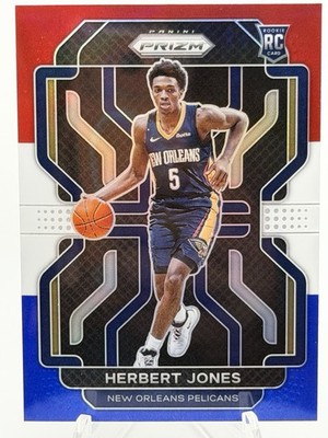 2021-22 Panini Prizm - Herbert Jones #329 Red White & Blue Prizm (RC)