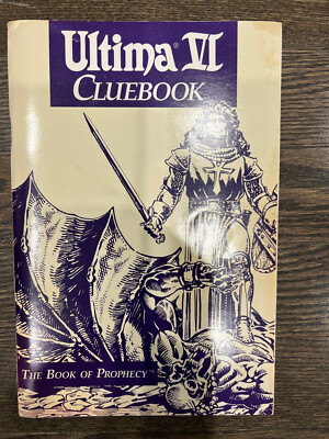 ORIGIN ULTIMA VI 6 CLUEBOOK Strategy Guide The Book of Prophecy