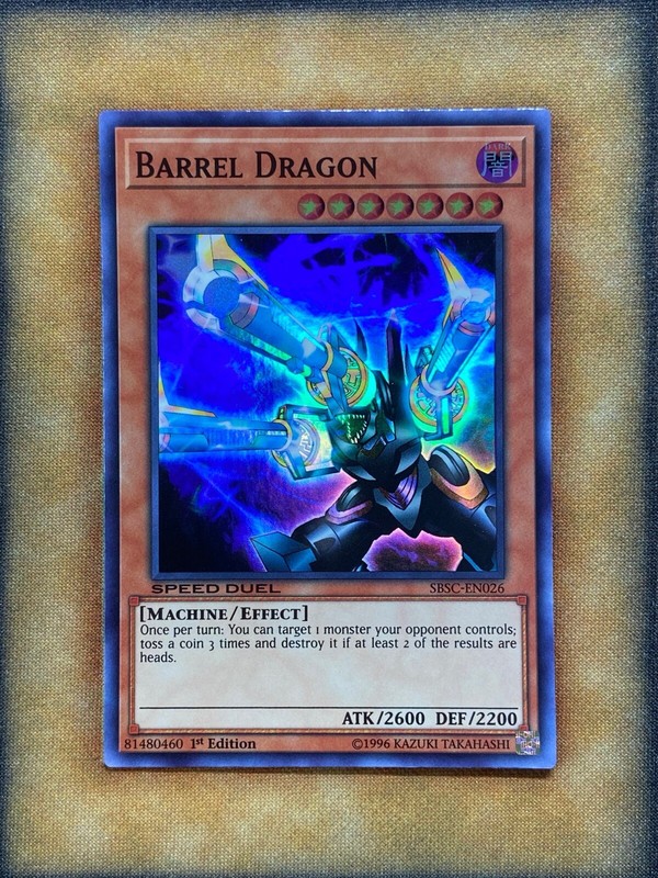 Yugioh Barrel Dragon SBSC-EN026 Speed Duel Super Rare 1st Ed NM | eBay