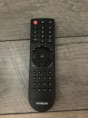 Hitachi TV Replacement Remote Control Device Black Multi Functional HDMI