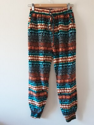 Urban Oasis  Happy Pants  Womens 12  Elastic Waist Lounge Pants Small Make New