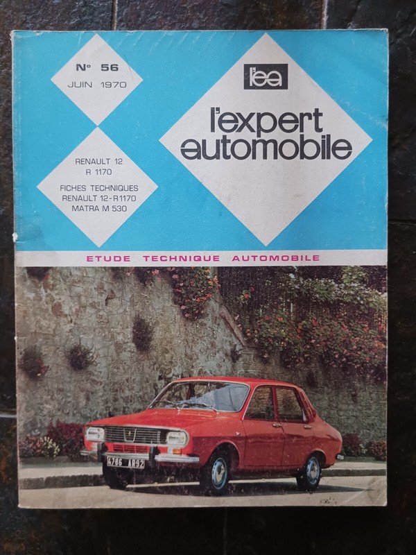 Revue Technique Renault 12 R 1170  CylindrÃ©E 1289 Cm3