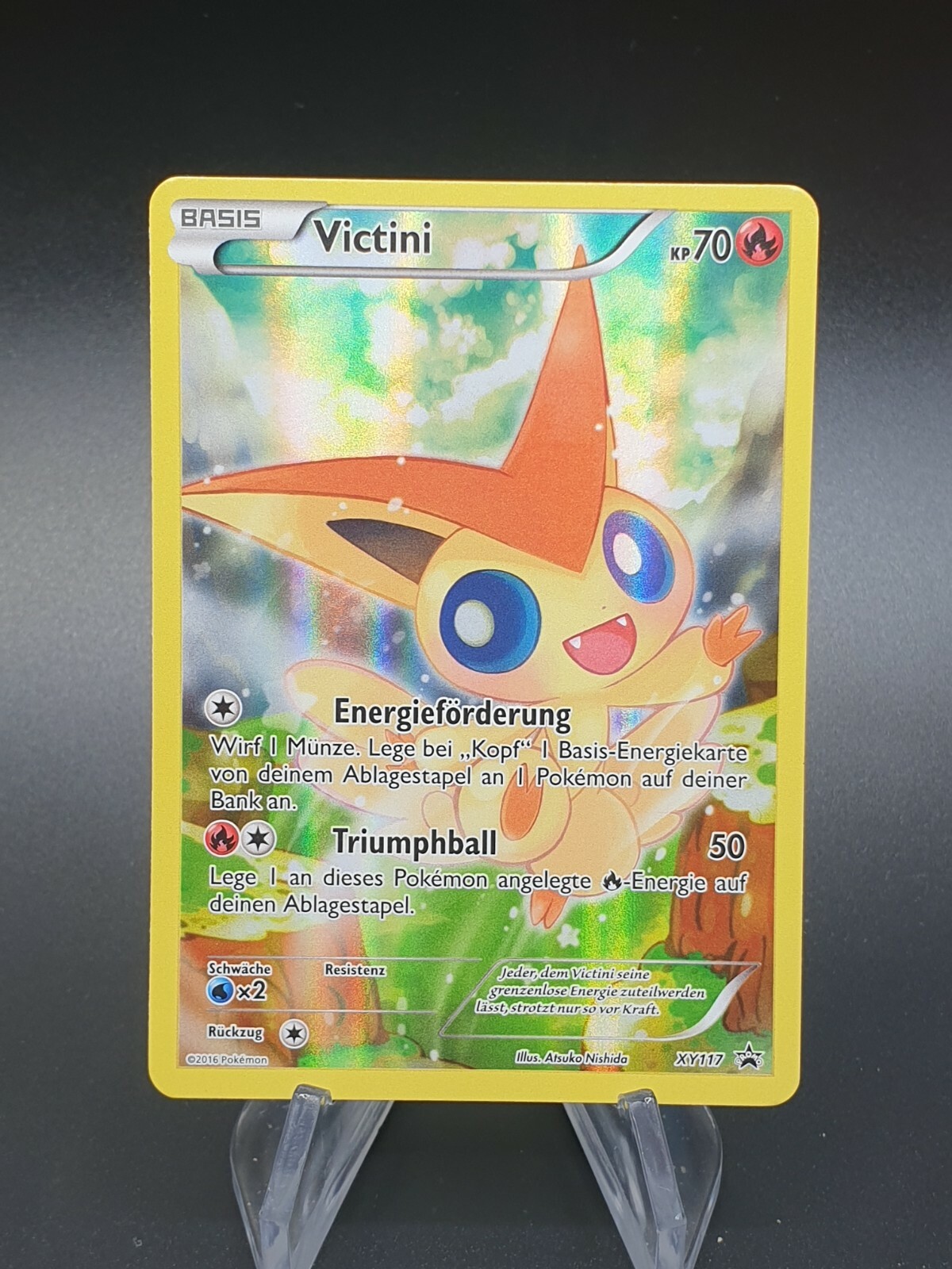 Pokemon Victini XY117 Promo Deutsch Holo