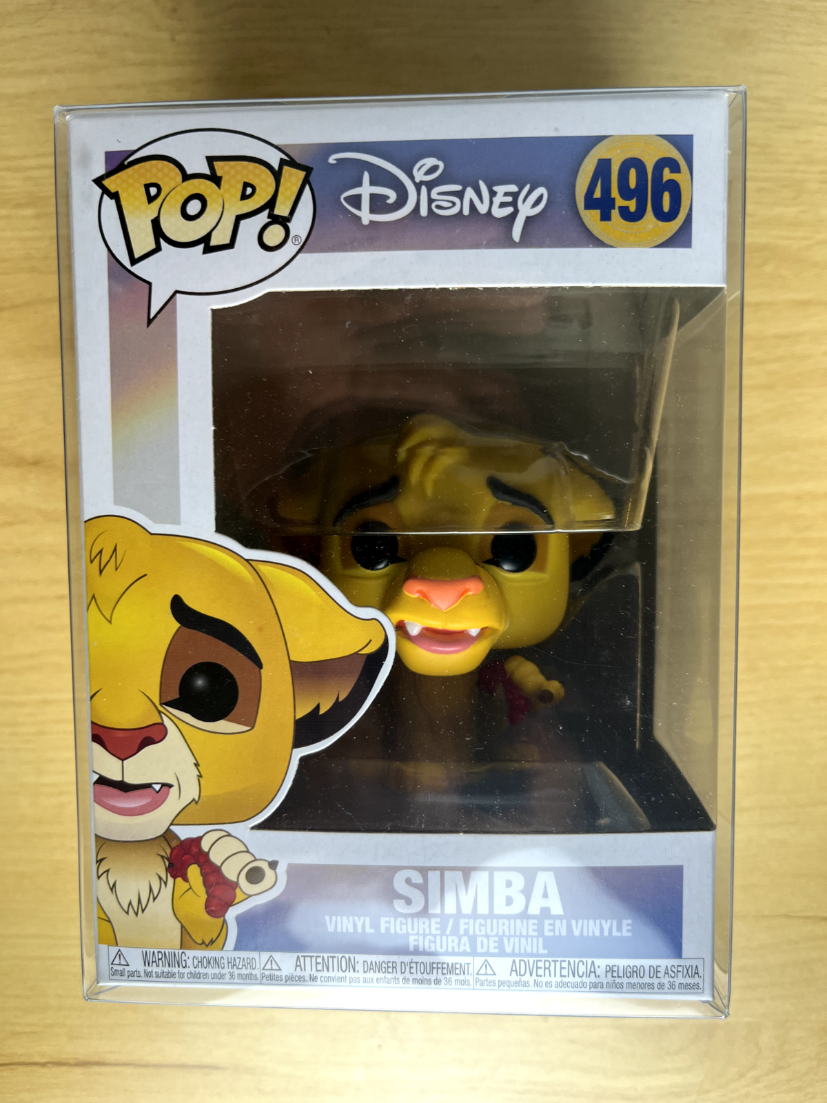 Funko Pop! Disney The Lion King - Simba #496 + Pop Protector Funko Pop! Disney The Lion King - Simba #496 + Pop Protector