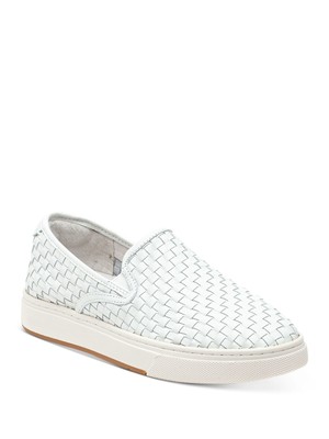 

Женские кроссовки J SLIDES Tan White Съемные пеноматериалы InJustine Platform Slip On Sneakers, Белый, JUSTINE
